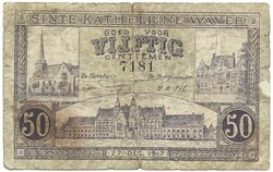 50 centiemen 1917.12.27. Belgium