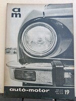 Autó-Motor 1969. október 6. (XXII. évfolyam, 19. szám) - Retró járműves magazin