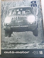 Autó-Motor 1969. szeptember 21. (XXII. évfolyam, 18. szám) - Retró ralis Mini Cooper címlappal