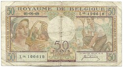 50 frank francs 1948.06.01. Belgium