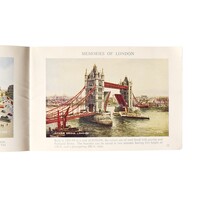"Memories of London", színes képeskönyv London nevezetességeivel 1946-ból