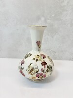 Zsolnay pillangó mintás váza 15 cm