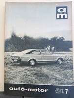 Autó-Motor 1972. április 6. (XXV. évfolyam, 7. szám) - Ford Granada címlapos retró magazin