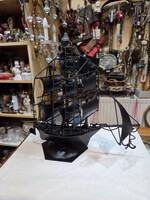 Vintage wrought iron ship