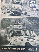 Autó-Motor 1969. augusztus 6. (XXII. évfolyam, 15. szám) - Sachsenring motorverseny retró magazin