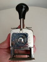 Shanghai 51-es automata sorszámozó bélyegző