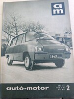 Autó-Motor 1968. január 21. (XXI. évfolyam, 2. szám) - Pannónia P-20 nullszéria retró magazin