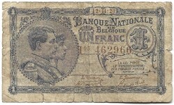1 frank 1920.11.12. Belgium