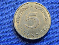 Németország 5 Pfennig 1988  J