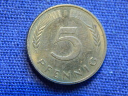 Németország 5 Pfennig 1987 J