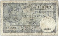 5 frank francs 1938.04.05. Belgium