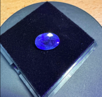 Múzeumi Méretű Természetes Tanzanit 7.18 ct (IGI)