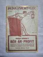 Marx Károly: Bér ár profit (1918)
