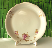 ZSOLNAY PORCELÁN NAGY KEREK TÁL,TÁLALÓ,SÜTEMÉNYES KÍNÁLÓ 1920-30 ÉVEKBŐL