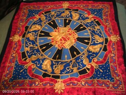 Vintage ,francia, valódi silk selyemkendő