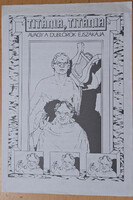 Titania, Titania film screening, info brochure (Péter Bacsó, Gyula Bodrogi)