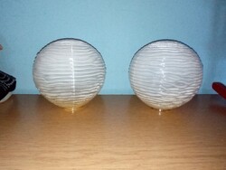 Tejüveg lámpabúra fodros mintázat száj átmérője 5 cm