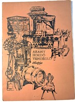 Az Arany Hordó Vendéglő Bük Étlapja borítóval 1985-ből.