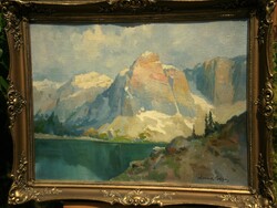 (K) Zórád Géza (1896-1959) : Alpesi táj
