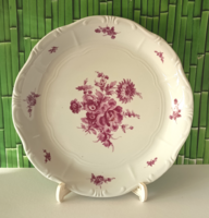 ZSOLNAY PORCELÁN NAGY KEREK TÁL,TÁLALÓ,SÜTEMÉNYES KÍNÁLÓ