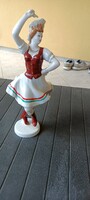 Hollóházi csárdás királynő porcelán lány Juci15.
