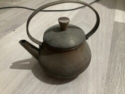 Szép művészi vörösréz teás kanna tea kiöntő