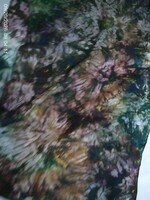 Vintage , valódi silk, batikolt selyemsál