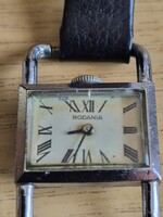 Vintage Rodania márkájú női mechanikus karóra az 1950-as évekből