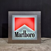 Vintage világító reklámtábla, Marlboro