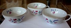 Ritka, antik Drasche porcelán teáscsészék