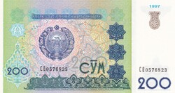 200 Som  1997  Üzbegisztán A képen látható Szép Új állapotban