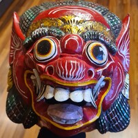 Eredeti balinéz barong maszk