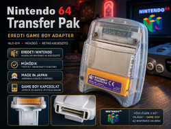 Nintendo 64 Transfer Pak NUS-019 eredeti Game Boy adapter – működő, retró