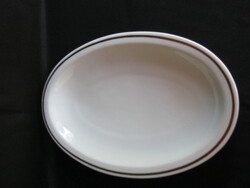 Zsolnay porcelán ovális kínáló tál nagy 28 cm