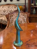 Zsolnay eozin art deco Daru madár 24 cm - hibátlan