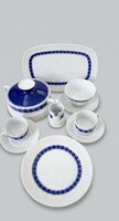 Retro Schirnding Bavaria porcelán tálaló és kávés szett (1970-es évek)