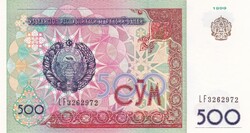 500 Som  1999  Üzbegisztán A képen látható Szép Új állapotban