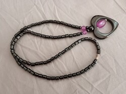 Nyaklánc 0032 - hematit 47cm