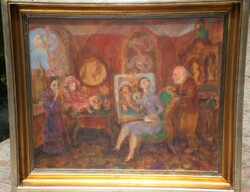 (K) Szabó Vladimir (1905-1991) : Lecke festésből
