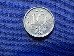 Holland Antillák 10 Cents 1982