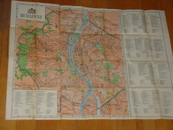BUDAPEST 21 TÉRKÉP,UTCANÉVJEGYZÉK ÉS IDEGENVEZETŐ 1942
