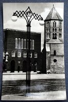 Szeged / Dóm tér a Csonka toronnyal -  retro fotó  képeslap