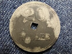 Austria internment token 20 Heller 1915