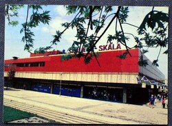Szolnok / SKÁLA Tiszavidéki áruház -  retro reklám képeslap