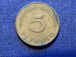 Németország 5 Pfennig 1971 J