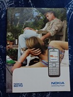 Nokia 6070 típusú klasszikus mobiltelefon eredeti használati útmutató