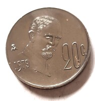 Mexikó 20 centavos 1978 (KA22)