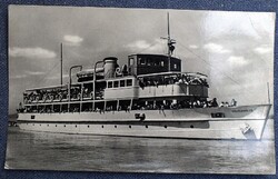 Balaton / Beloiannisz  sétahajó  -  retro képeslap
