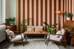 Lounge (kanapé) szett, Adrian Pearsall stílusú, tömör váz füstölt tölgy felületkezeléssel