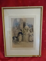 Le Hongrois Journal des Domes - magyar ruhadivat képei 1848. 20. kép. Vanneki.